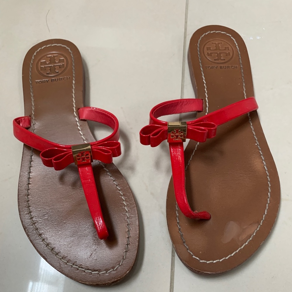 Tory Burch Thong Sandal - Red